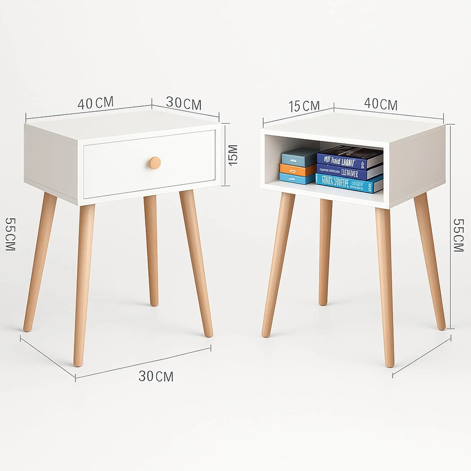 میز پاتختی OYDAS برای اتاق خواب، میز کنار تختی کوچک مدرن با کشو، میز باریک کنار تخت با قفسه نگهداری باز، میز انتهایی برای اتاق خواب/اتاق نشیمن/خوابگاه میز پاتختی OYDAS برای اتاق خواب، میز کنار تختی کوچک مدرن با کشو، میز باریک کنار تخت با قفسه نگهداری باز، میز انتهایی برای اتاق خواب/اتاق نشیمن/خوابگاه