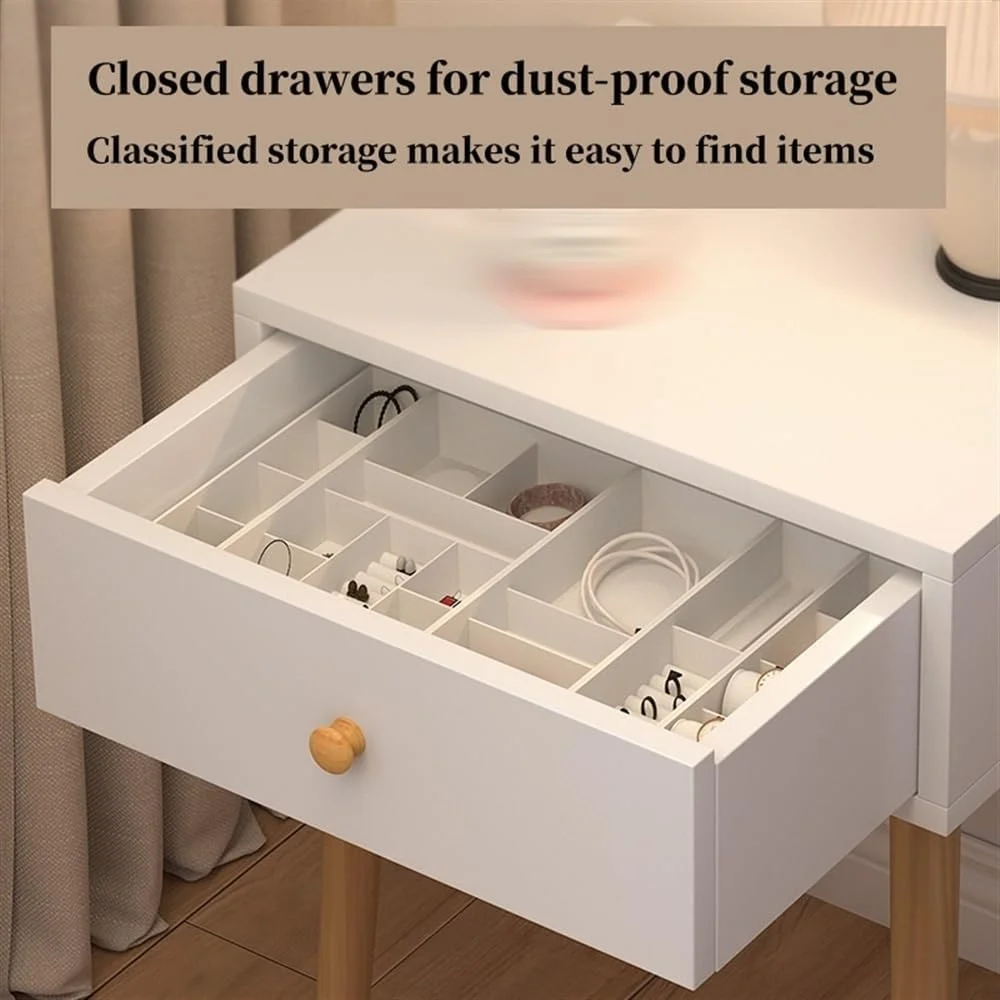 میز پاتختی OYDAS برای اتاق خواب، میز کنار تختی کوچک مدرن با کشو، میز باریک کنار تخت با قفسه نگهداری باز، میز انتهایی برای اتاق خواب/اتاق نشیمن/خوابگاه میز پاتختی OYDAS برای اتاق خواب، میز کنار تختی کوچک مدرن با کشو، میز باریک کنار تخت با قفسه نگهداری باز، میز انتهایی برای اتاق خواب/اتاق نشیمن/خوابگاه