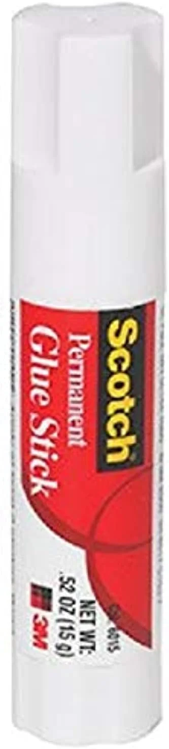 چسب ماتیکی اسکاچ مدل 6015-20D، سفید دائمی، 15 گرمی (بسته 120 عددی)