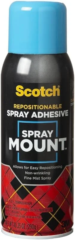 چسب اسپری هنرمند Scotch 6065، 290 گرم، آئروسل با قابلیت جابجایی