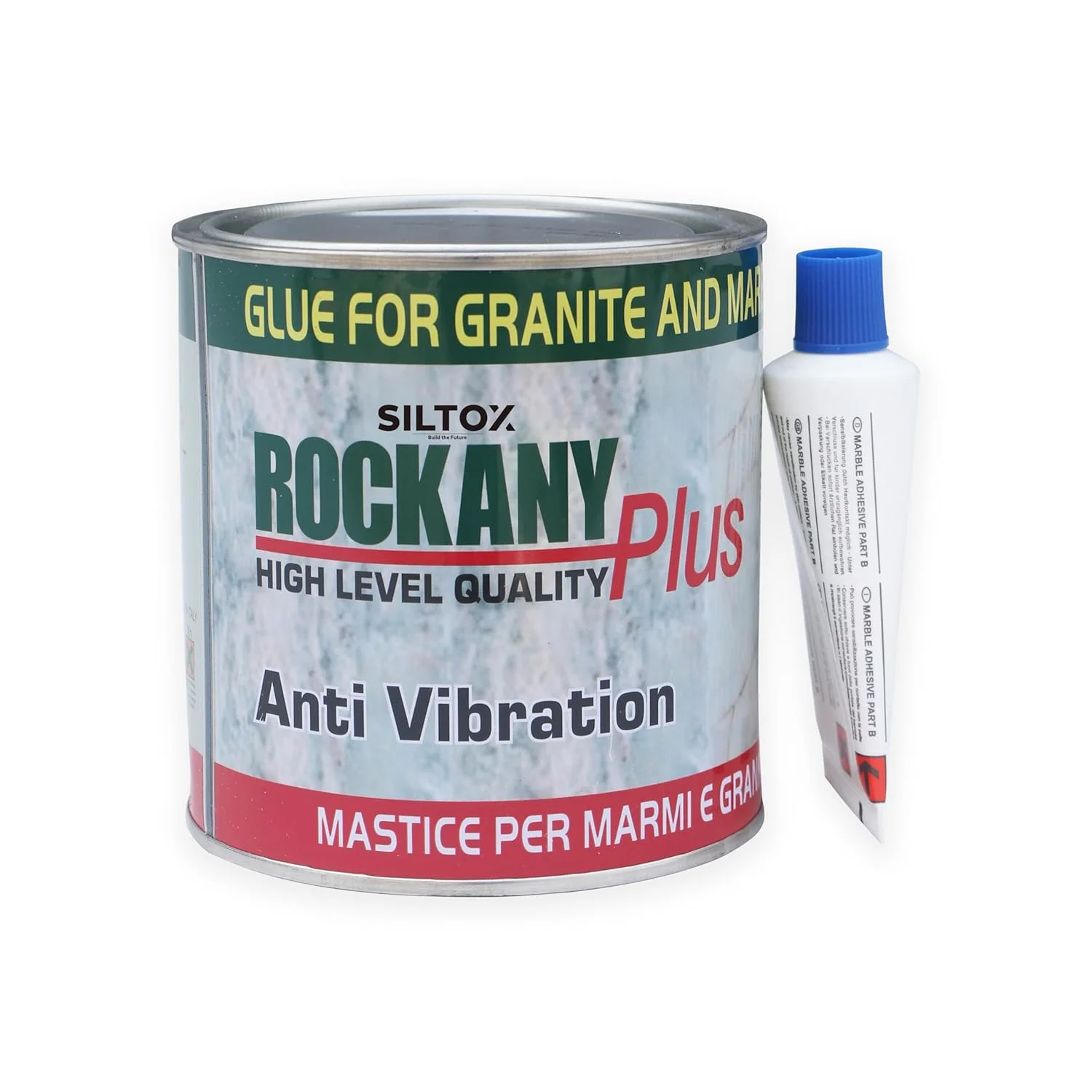 چسب گرانیت و مرمر سیلتاکس – 1 کیلوگرم به همراه هاردنر | چسب سنگ ضد لرزش | چسبندگی قوی برای سنگ های طبیعی، کانترتاپ ها و کاشی ها | رنگ های سفید و بژ (3، سفید)