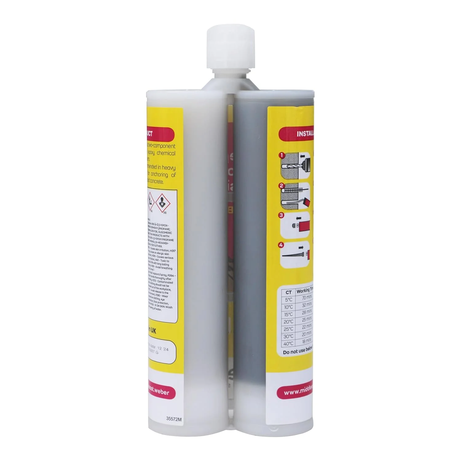 رزین انکوریج اپوکسی خالص Siltox 405 BFX – 400 میلی لیتر | انکر شیمیایی با مقاومت بالا | چسب ساختمانی سنگین برای بتن، آجر، سنگ | درجه حرفه ای (1)