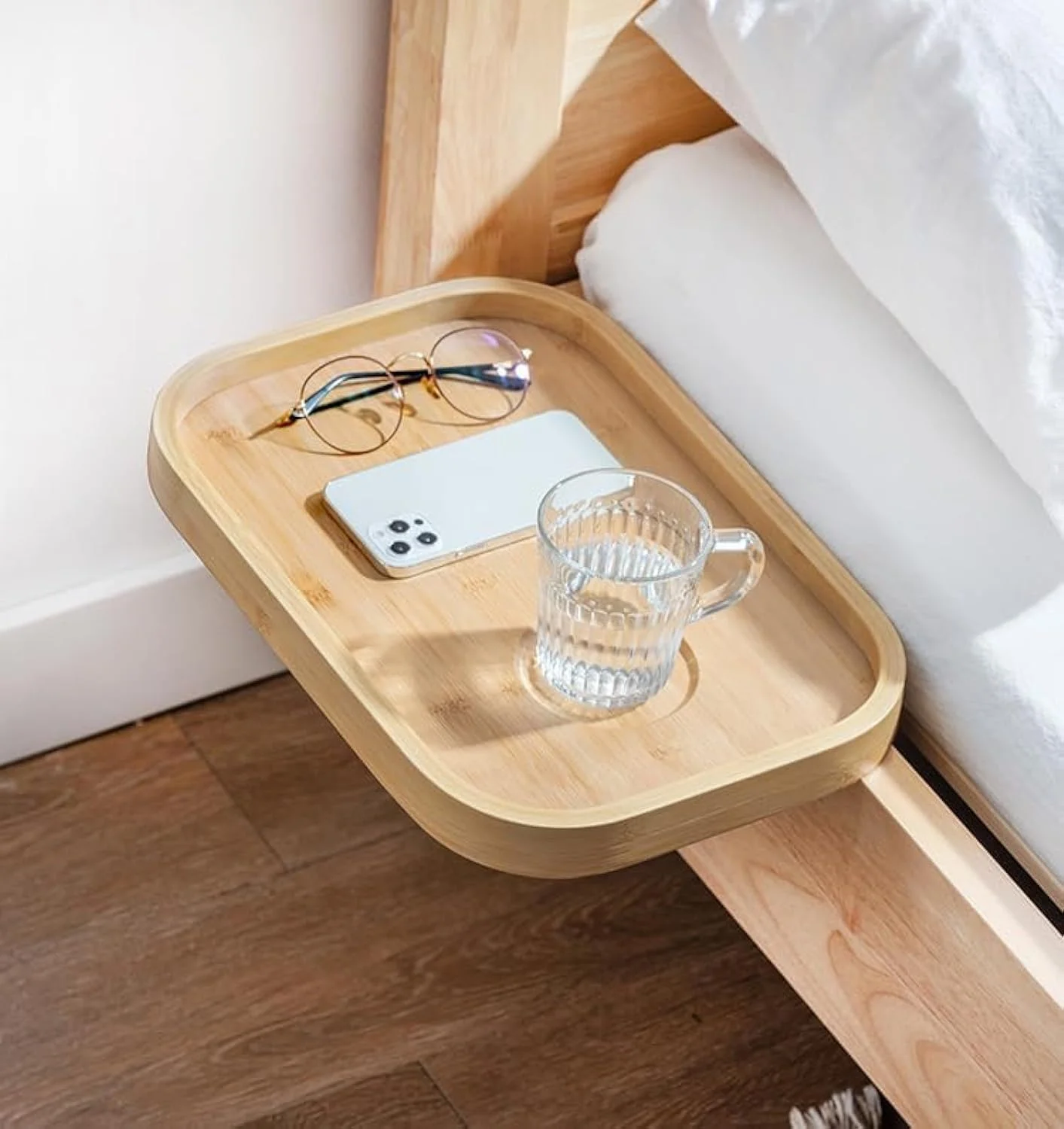 شلف کنار تختی THE WHITE SHOP، لوازم جانبی تخت خواب чердачный ارتقا یافته، سازمان دهنده اسنک میز کنار تخت گیره ای، سینی میز کنار تخت شناور / رنگ اصلی شلف کنار تختی THE WHITE SHOP، لوازم جانبی تخت خواب чердачный ارتقا یافته، سازمان دهنده اسنک میز کنار تخت گیره ای، سینی میز کنار تخت شناور / رنگ اصلی