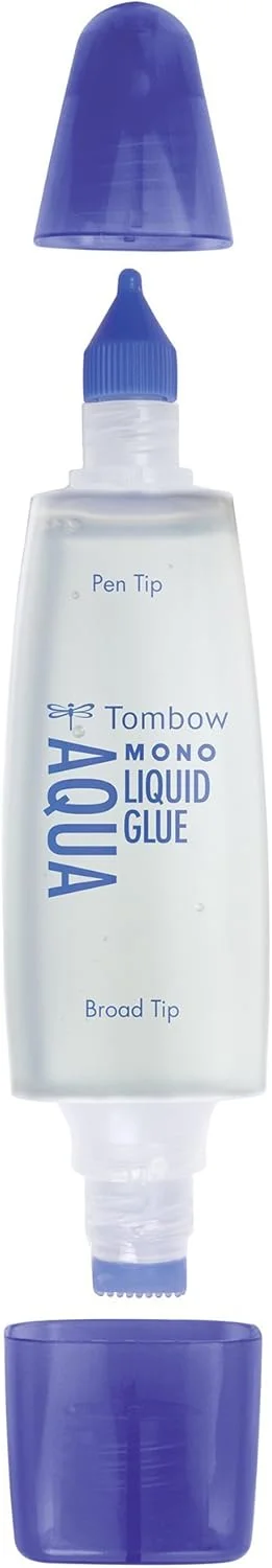 چسب مایع فوق العاده قوی Tombow PT-WTC-10P Aqua با دو سر - بسته 10 عددی