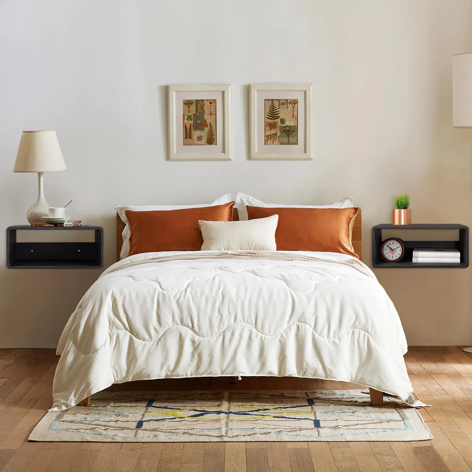 میز کنار تختی شناور چوبی WDSHIYI، میز کنار تختی شناور چوبی مدرن برای اتاق خواب، میزهای کنار تخت برای اتاق خواب، اتاق نشیمن، دفتر کار، دکوراسیون منزل میز کنار تختی شناور چوبی WDSHIYI، میز کنار تختی شناور چوبی مدرن برای اتاق خواب، میزهای کنار تخت برای اتاق خواب، اتاق نشیمن، دفتر کار، دکوراسیون منزل