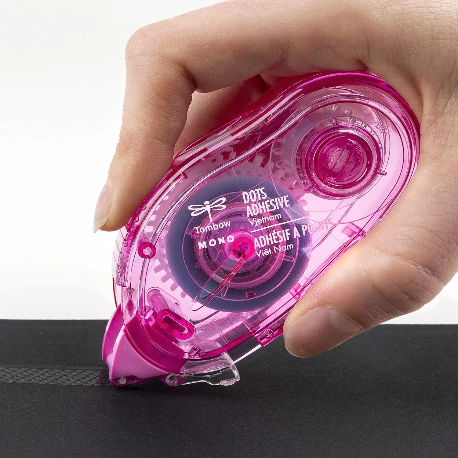 مجموعه 3 عددی چسب نواری Tombow 62149 Mono، استفاده آسان و روان، چند رنگ، بسته اقتصادی