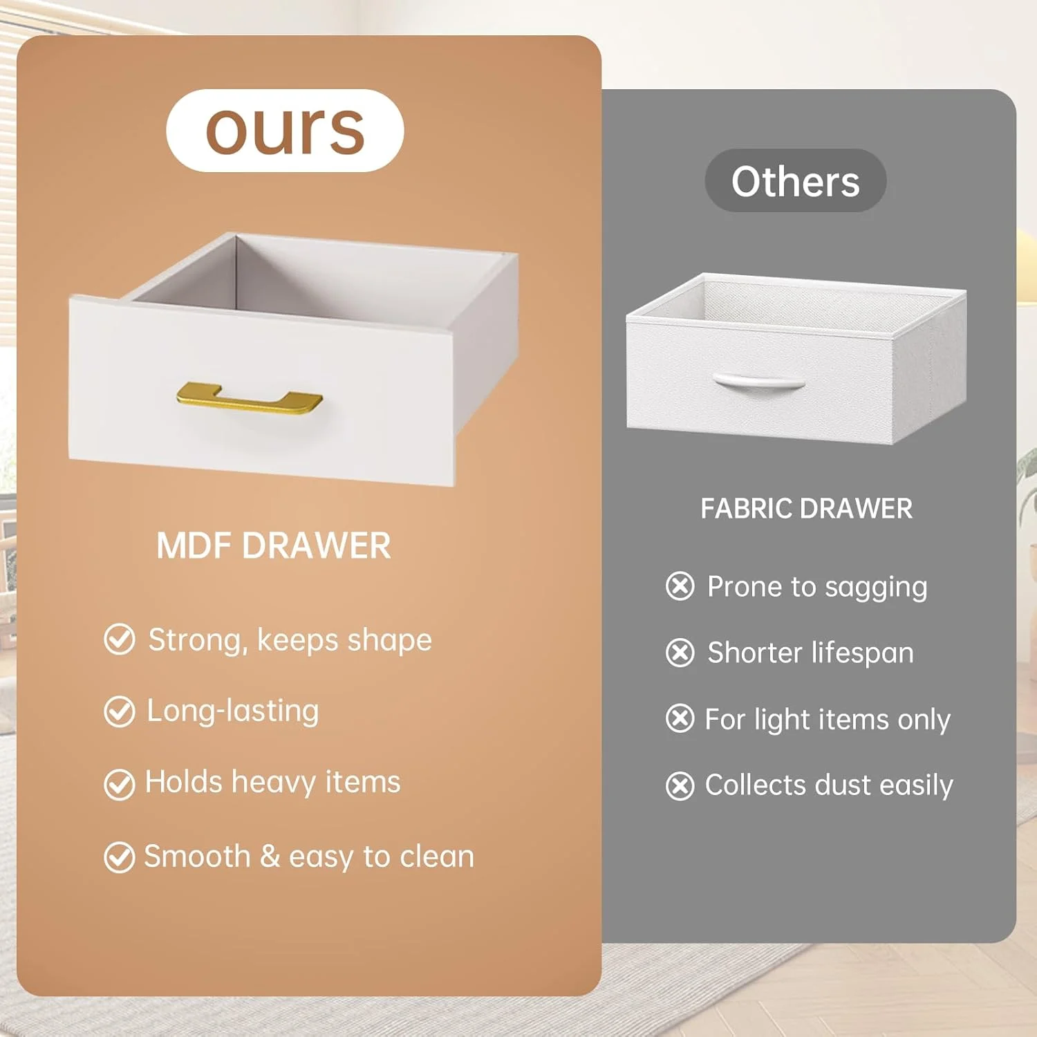 میز پاتختی مدرن Yoqiren، میز کنار تختی با کشو، میز کنار تختی سفید با قاب طلایی، میز کوچک 3 طبقه برای نگهداری وسایل اتاق نشیمن، اتاق خواب میز پاتختی مدرن Yoqiren، میز کنار تختی با کشو، میز کنار تختی سفید با قاب طلایی، میز کوچک 3 طبقه برای نگهداری وسایل اتاق نشیمن، اتاق خواب