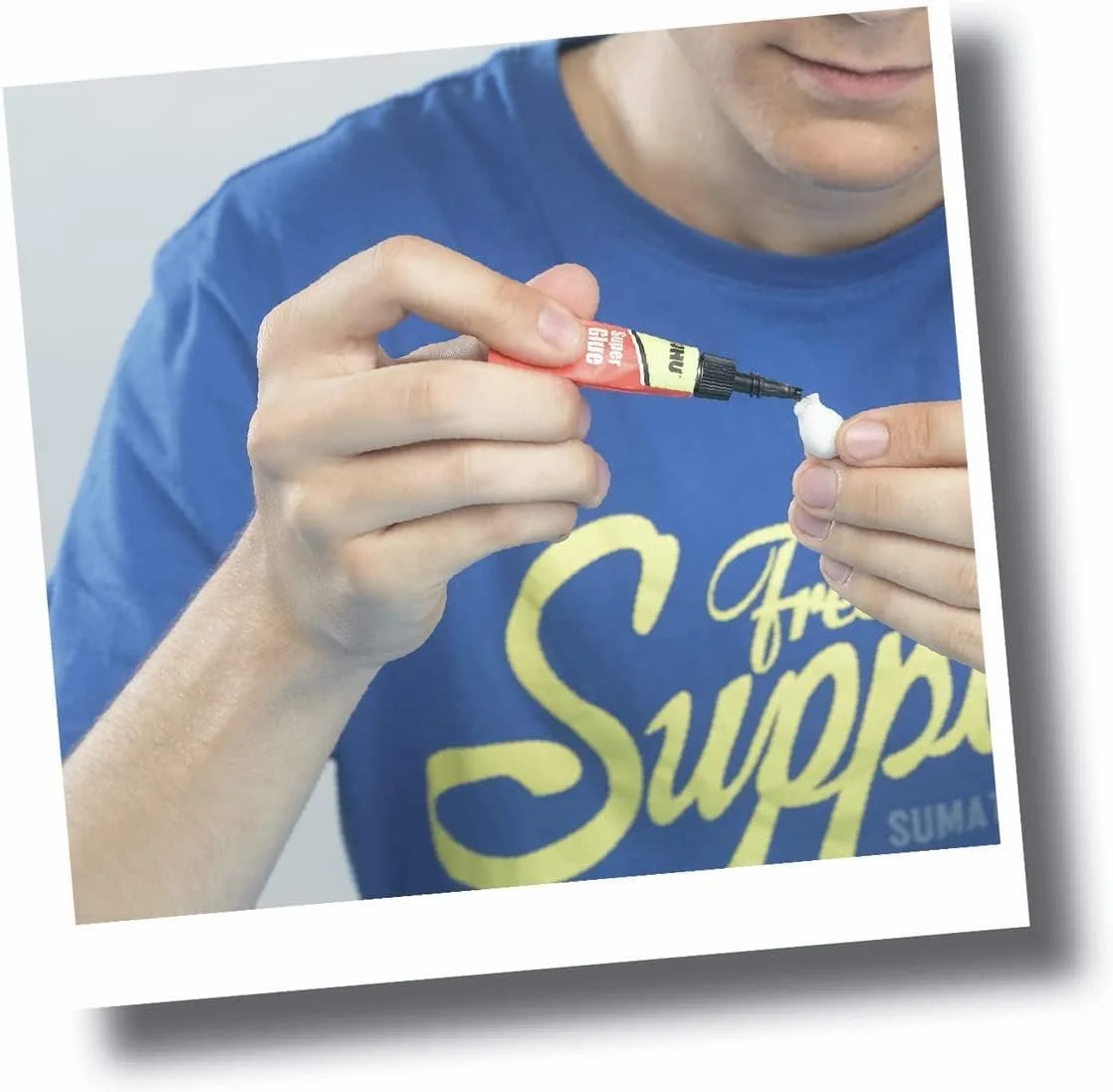 چسب قطره ای سوپر گلو UHU مایع 3 گرمی (بسته 3 عددی)