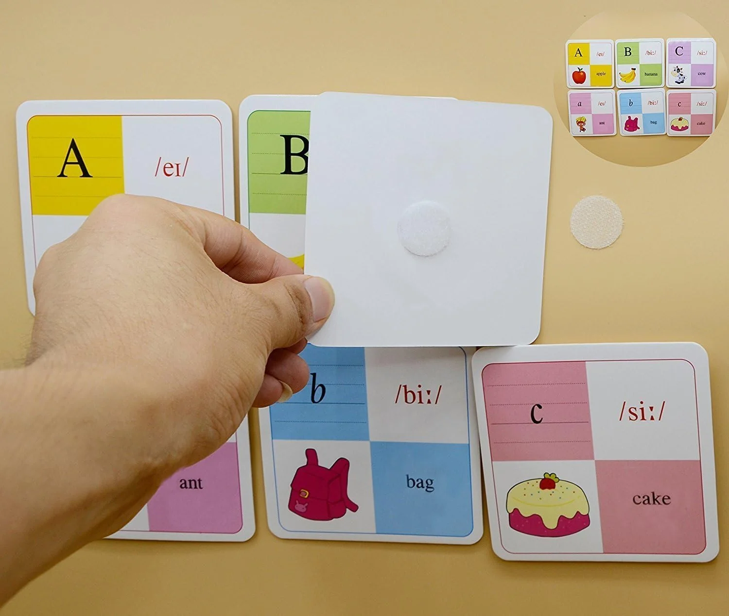 1000 عدد (500 جفت) سکه های چسبی با قطر 20 میلی متر Vkey، نوار های دایره ای چسب دار پشت چسبی، سفید