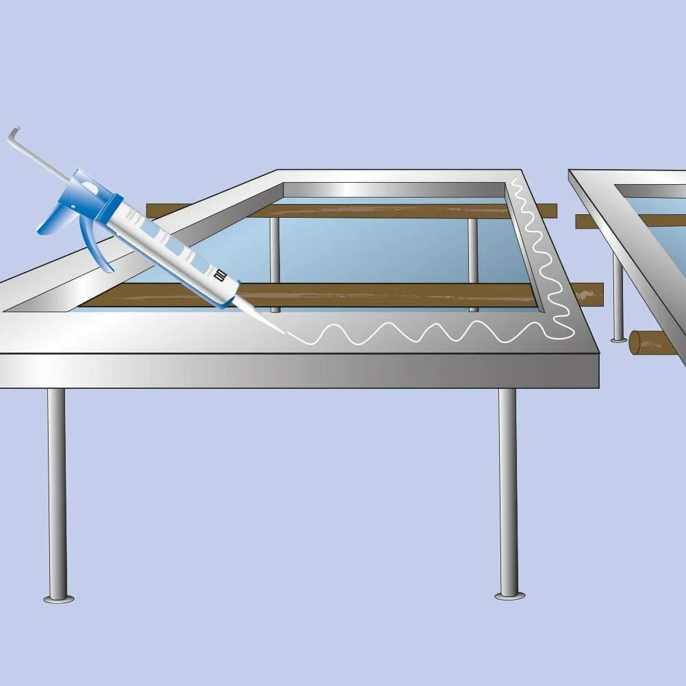 سیلیکون A ویکن شفاف 310 میلی لیتر سیلیکون A ویکن شفاف 310 میلی لیتر