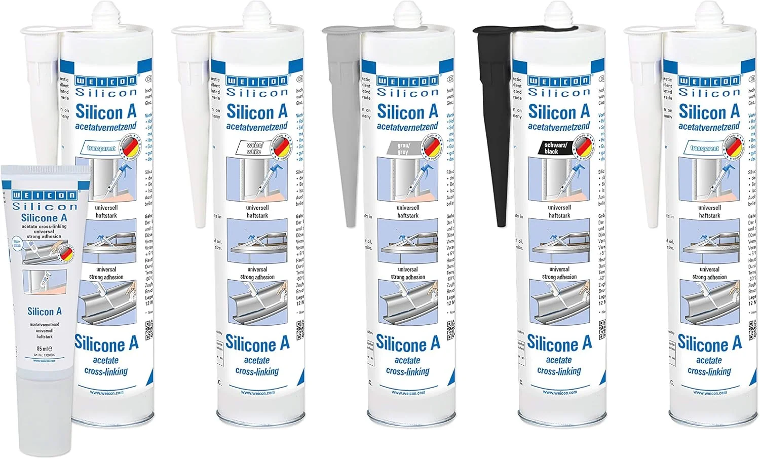 سیلیکون A ویکن شفاف 310 میلی لیتر سیلیکون A ویکن شفاف 310 میلی لیتر