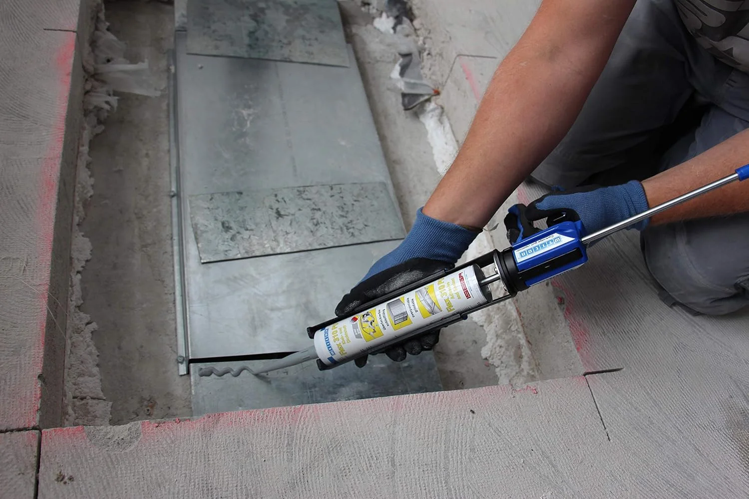 چسب پلی یورتان WEICON Flex 310 PU | 300 میلی لیتر | مشکی | چسب مونتاژ و درزگیر برای چوب، فلز و غیره