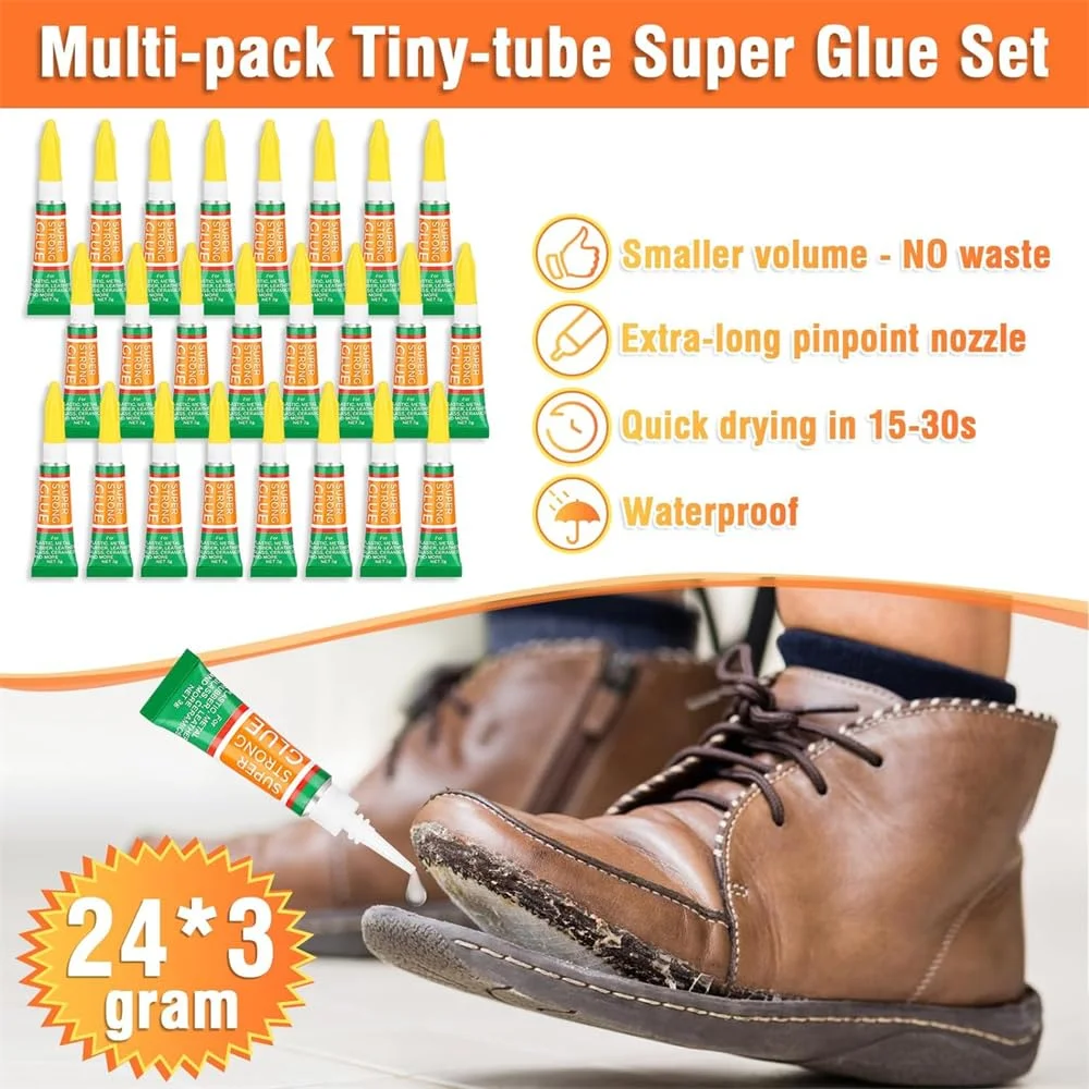 چسب قطره ای شفاف و قوی یارد هوبی 24 عددی 2 گرمی، چسب همه کاره، چسب سیانوآکریلات با خشک شدن سریع، به همراه درپوش برای تعمیر کفش، پلاستیک، جواهرات بدلی، فلز، صنایع دستی چسب قطره ای شفاف و قوی یارد هوبی 24 عددی 2 گرمی، چسب همه کاره، چسب سیانوآکریلات با خشک شدن سریع، به همراه درپوش برای تعمیر کفش، پلاستیک، جواهرات بدلی، فلز، صنایع دستی