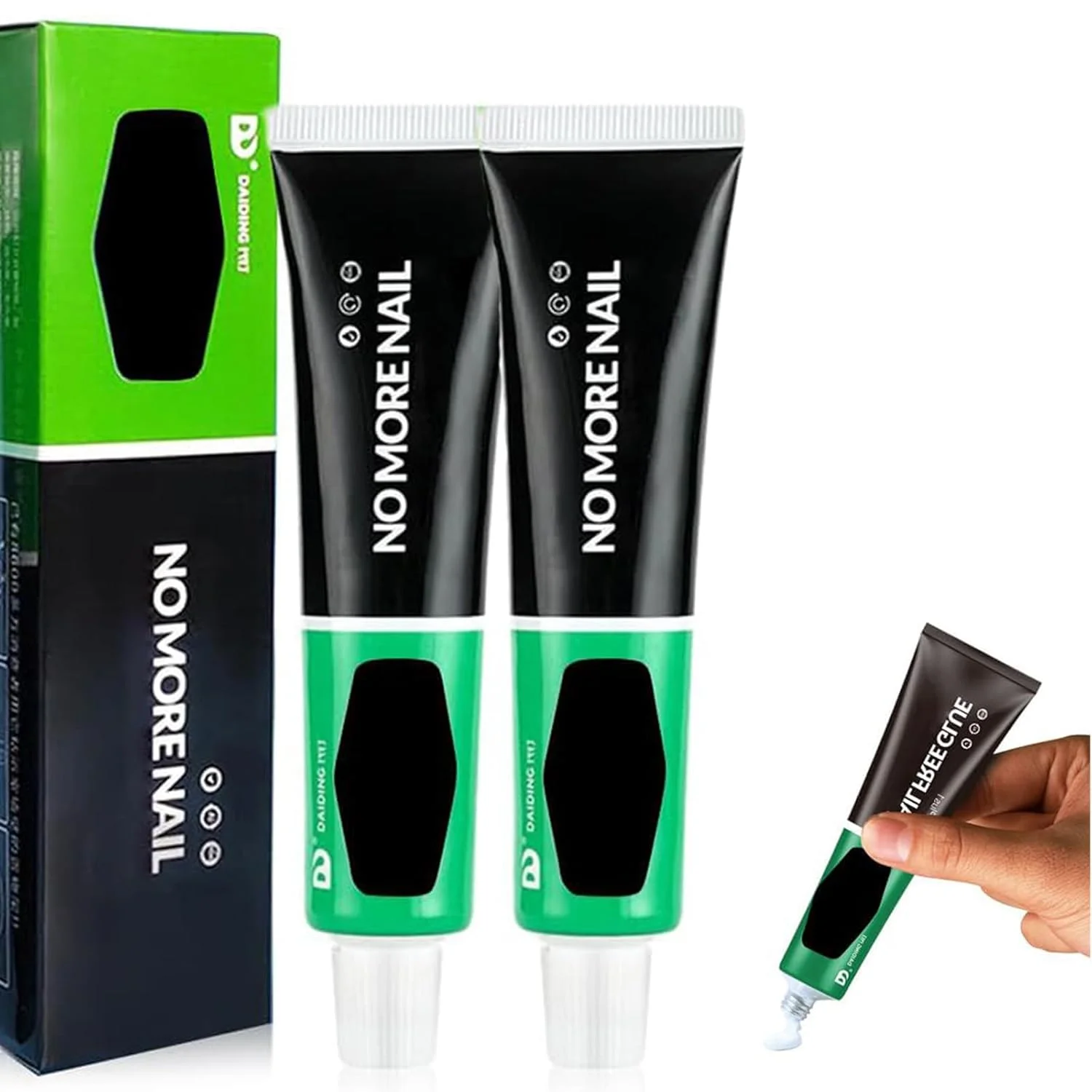 چسب همه کاره دو عددی، چسب قوی ضد آب بدون نیاز به سوراخکاری، مناسب برای کاشی، دیوار، آشپزخانه، حمام، قلاب و مصارف ساختمانی (60 گرم)