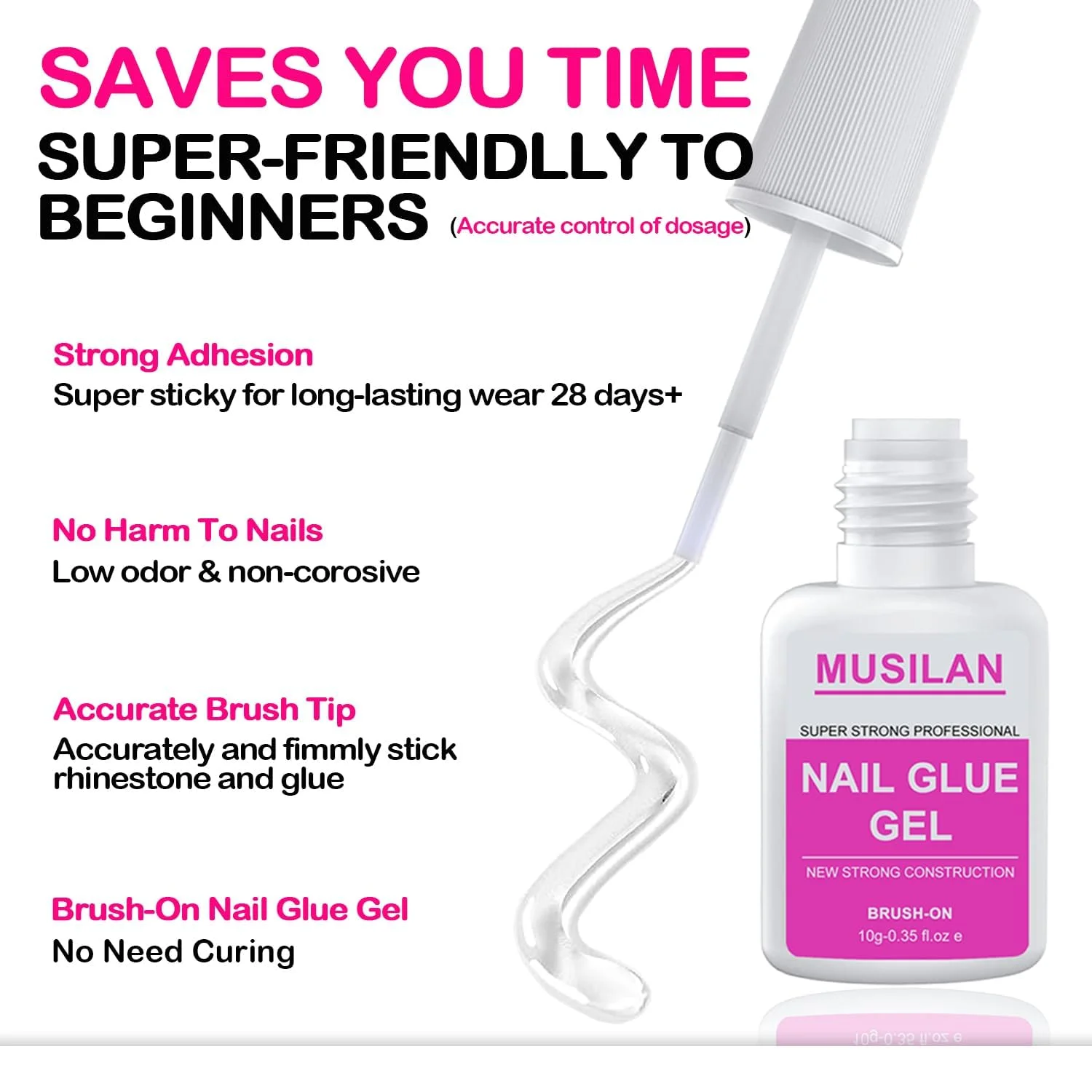 کیت چسب ناخن و ریموور چسب ناخن ارتقا یافته جدید، ژل چسب ناخن فوق العاده قوی برای ناخن های مصنوعی اکریلیک و ریموور سریع چسب ناخن برای ریموور ناخن مصنوعی، کیت ژل چسب ناخن مصنوعی با ماندگاری طولانی