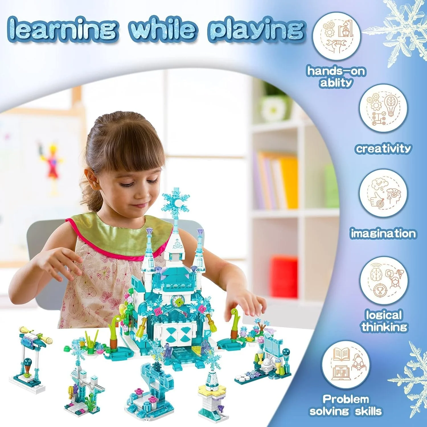 مجموعه بلوک های ساختنی دخترانه Arabest، 554 قطعه اسباب بازی های قلعه پرنسس برای دختران، 25 مدل کیت ساختنی STEM اسباب بازی برای کودکان 6-12 سال، اسباب بازی های ساختنی آموزشی هدیه برای دختران 6 7 8 9 10 11 12 ساله مجموعه بلوک های ساختنی دخترانه Arabest، 554 قطعه اسباب بازی های قلعه پرنسس برای دختران، 25 مدل کیت ساختنی STEM اسباب بازی برای کودکان 6-12 سال، اسباب بازی های ساختنی آموزشی هدیه برای دختران 6 7 8 9 10 11 12 ساله