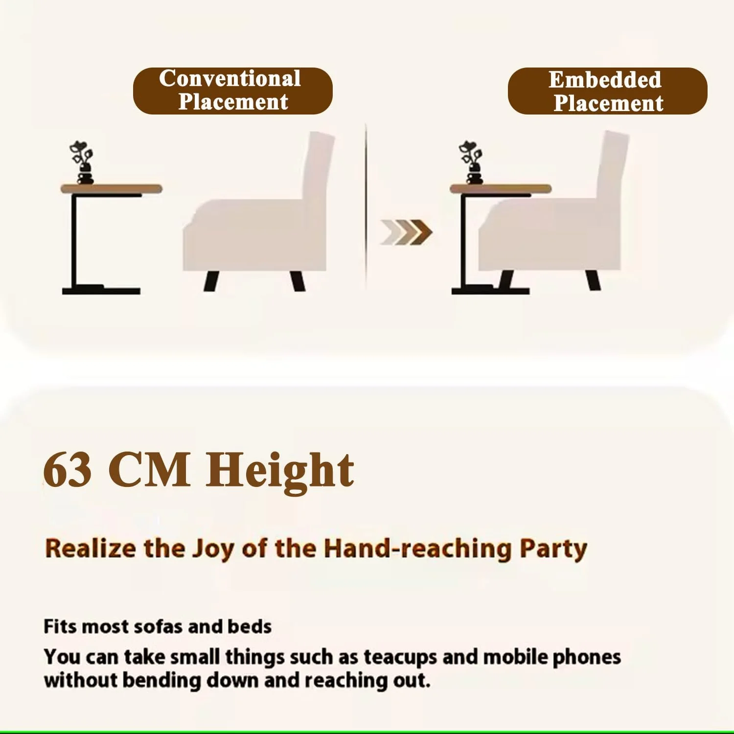 میز قهوه خوری مدرن XAOSU، میز عسلی با طراحی خلاقانه، میز کنار تختی کوچک، میز قهوه خوری با فضای ذخیره سازی، میز کامپیوتر کنار تخت، پاتختی برای اتاق خواب، اتاق نشیمن، بالکن (گردویی) میز قهوه خوری مدرن XAOSU، میز عسلی با طراحی خلاقانه، میز کنار تختی کوچک، میز قهوه خوری با فضای ذخیره سازی، میز کامپیوتر کنار تخت، پاتختی برای اتاق خواب، اتاق نشیمن، بالکن (گردویی)