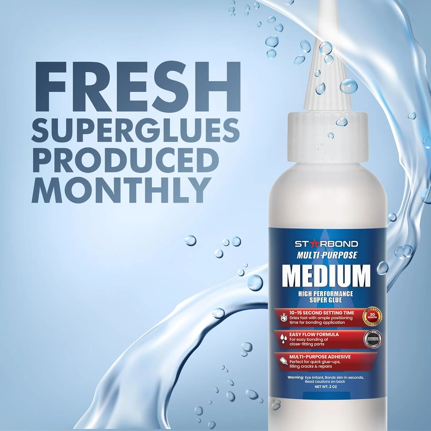 چسب قطره ای سیانو اکریلات استارباند مدل EM-150 - حجم 2 اونس