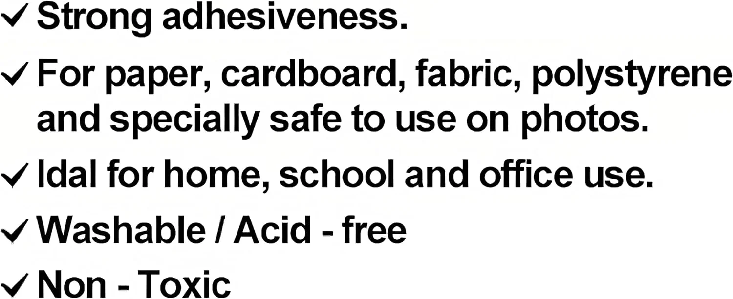 چسب ماتیکی غیر سمی و ایمن برای کودکان، مناسب برای لوازم التحریر منزل، مدرسه و اداره، مناسب برای کارهای هنری و دستی کودکان، چسب سبز و بی خطر (8 گرمی)