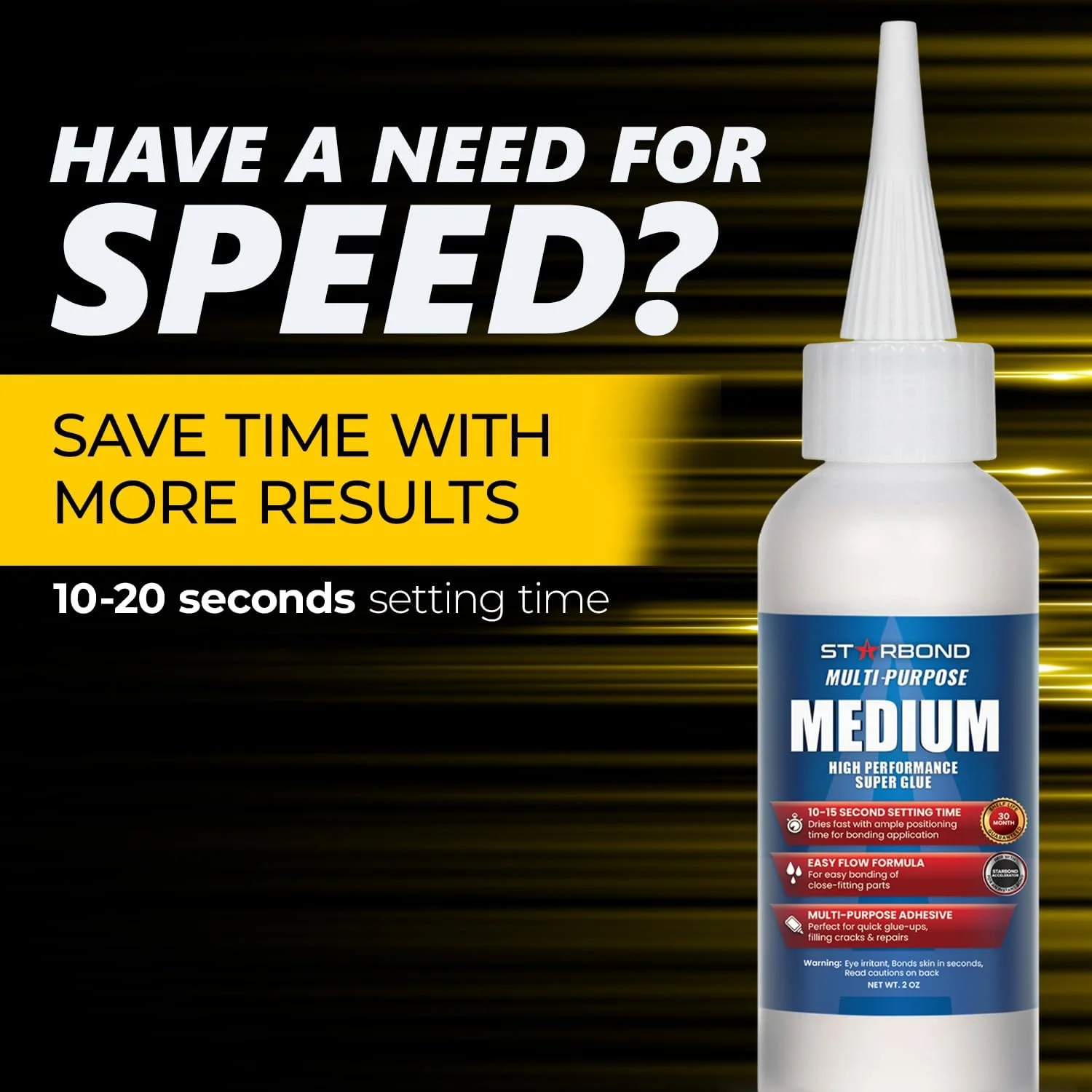 چسب قطره ای سیانو اکریلات استارباند مدل EM-150 - حجم 2 اونس