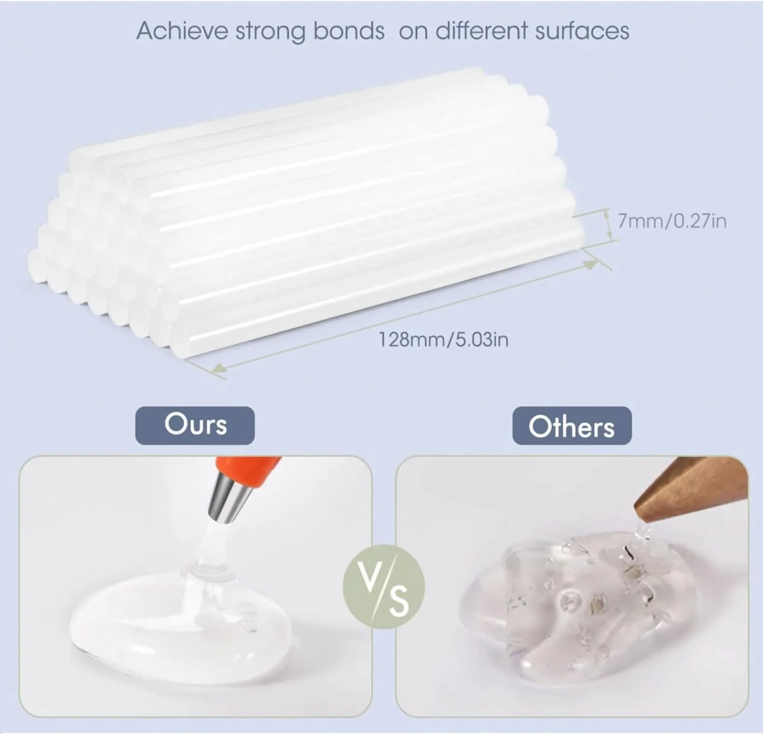 تفنگ چسب حرارتی 20 وات به همراه 50 عدد چسب حرارتی، کیت تفنگ چسب حرارتی کوچک، ابزار چسباندن همه چیز - ابزار کاردستی، چوب، پلاستیک، کاغذ، خانه، مدرسه، هنر (20 وات سبز + 50 عدد چسب)