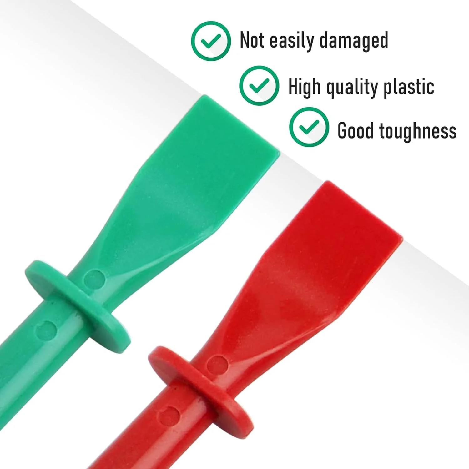 15 عدد پخش کننده چسب، چوب های رنگی پلاستیکی برای پخش کردن چسب، ابزار هنری چرم DIY، غلتک، کاردک های مخلوط (رنگ های متنوع - 15 عدد)