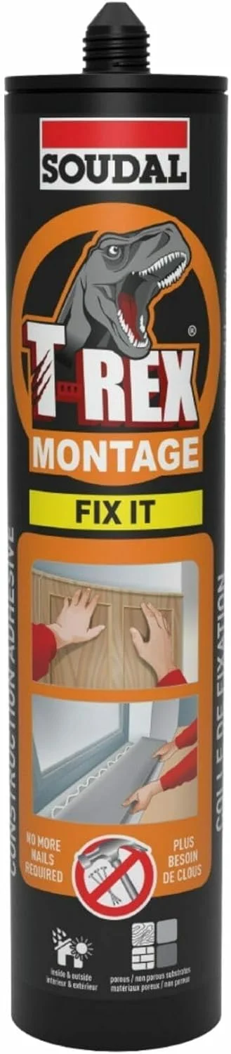 چسب سیلیکونی سودال T-REX MONTAGE (بژ) 350 میلی لیتر