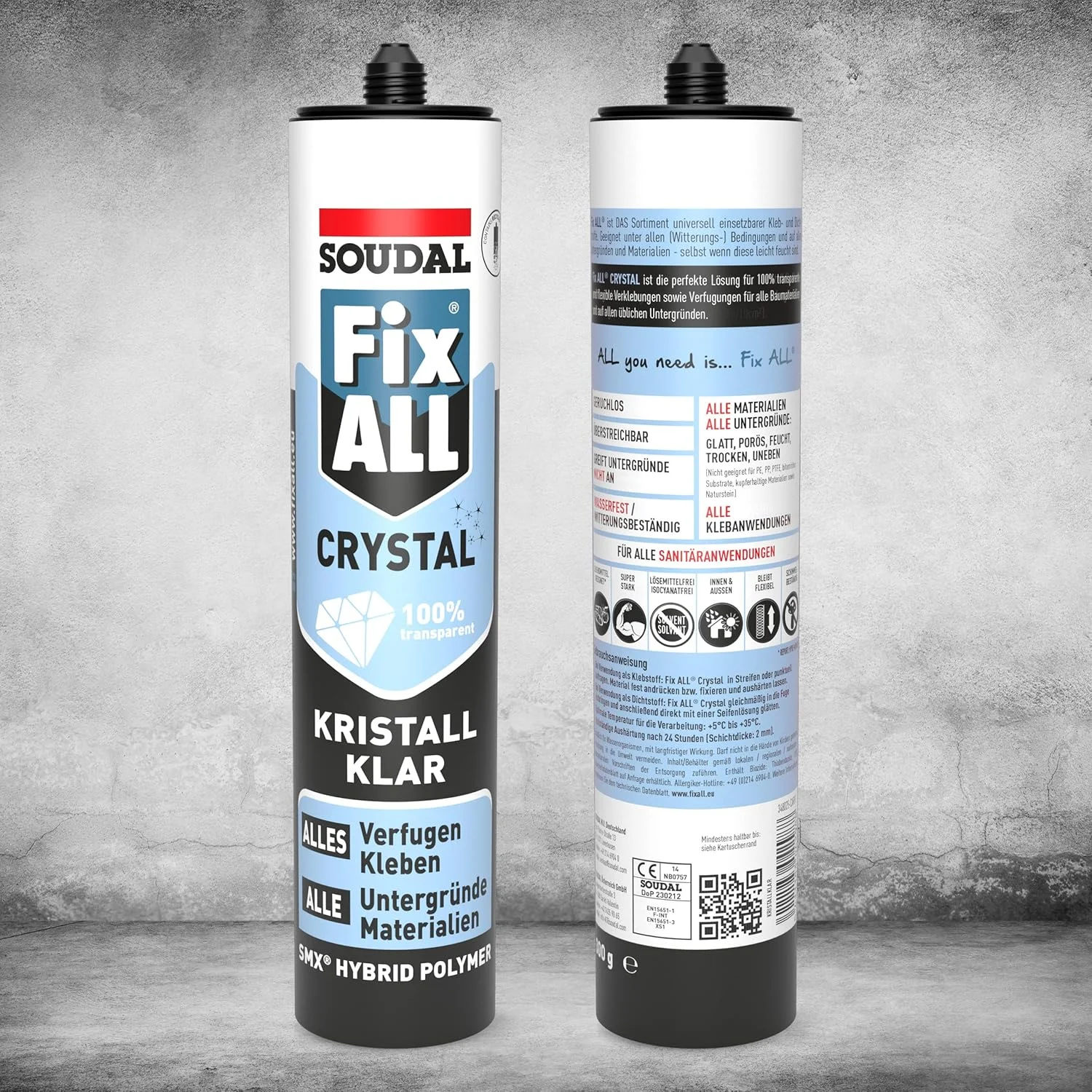 چسب شفاف و قوی سودال Fix All Crystal