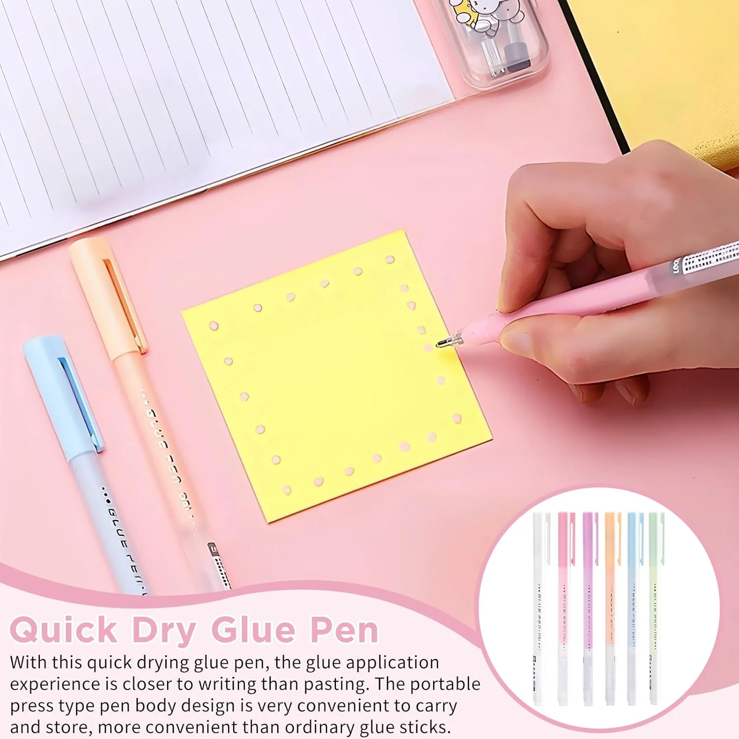 قلم چسب خشکشونده سریع، 6 عدد قلم چسب اسکرپ بوکینگ، استفاده از چسب مانند نوشتن، قلمهای چسب چند رنگ برای کاردستی، اسکرپ بوکینگ، کارتسازی، لوازم مدرسه کودکان، طراحی و کاغذسازی DIY قلم چسب خشکشونده سریع، 6 عدد قلم چسب اسکرپ بوکینگ، استفاده از چسب مانند نوشتن، قلمهای چسب چند رنگ برای کاردستی، اسکرپ بوکینگ، کارتسازی، لوازم مدرسه کودکان، طراحی و کاغذسازی DIY