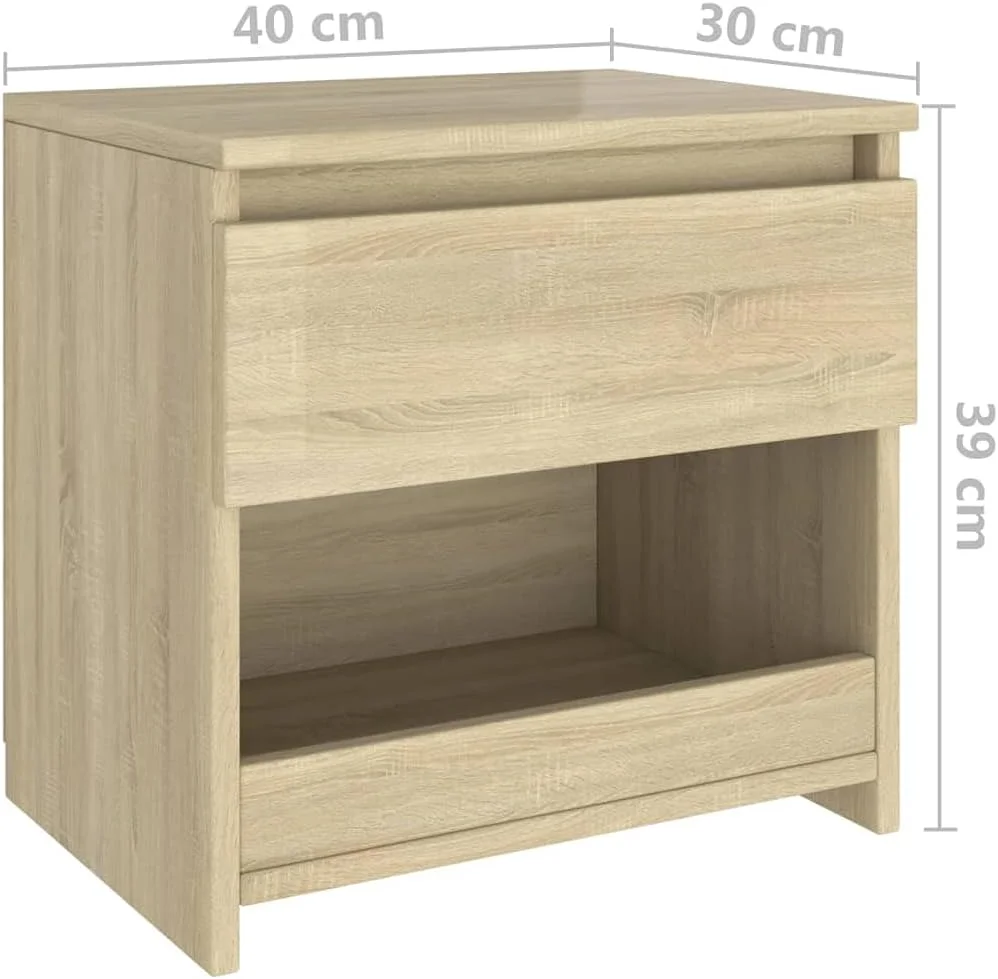 میز کنار تختی ویدا ایکس ال، میز کشو دار کنار تخت، میز عسلی، میز تلفن، دکوراسیون اتاق خواب، چوب مهندسی شده بلوط سونوما میز کنار تختی ویدا ایکس ال، میز کشو دار کنار تخت، میز عسلی، میز تلفن، دکوراسیون اتاق خواب، چوب مهندسی شده بلوط سونوما