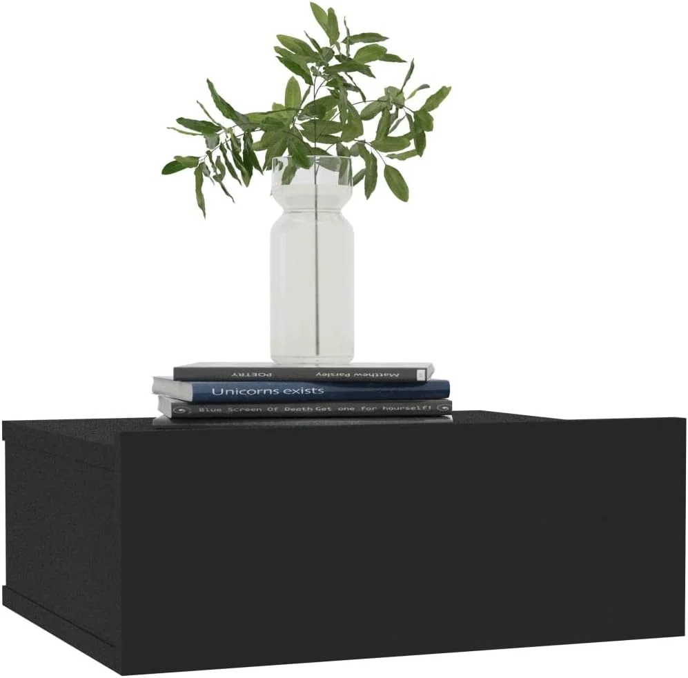 میزهای کنار تختی شناور ویدا ایکس ال 2 عددی مشکی 40x30x15 سانتی متر میزهای کنار تختی شناور ویدا ایکس ال 2 عددی مشکی 40x30x15 سانتی متر