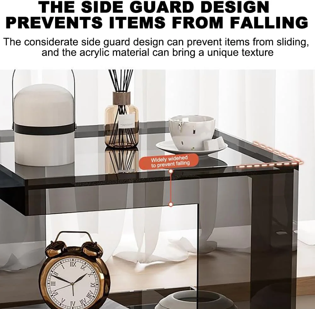 میز عسلی کنار تختی آکریلیک شفاف TT-YEF، میز عسلی مدرن 3 طبقه، میز کنار تختی نمایشگر شفاف رنگارنگ، میز کنار تختی با فضای ذخیره سازی باز، میز عسلی کنار تختی اتاق خواب و حمام، صورتی میز عسلی کنار تختی آکریلیک شفاف TT-YEF، میز عسلی مدرن 3 طبقه، میز کنار تختی نمایشگر شفاف رنگارنگ، میز کنار تختی با فضای ذخیره سازی باز، میز عسلی کنار تختی اتاق خواب و حمام، صورتی