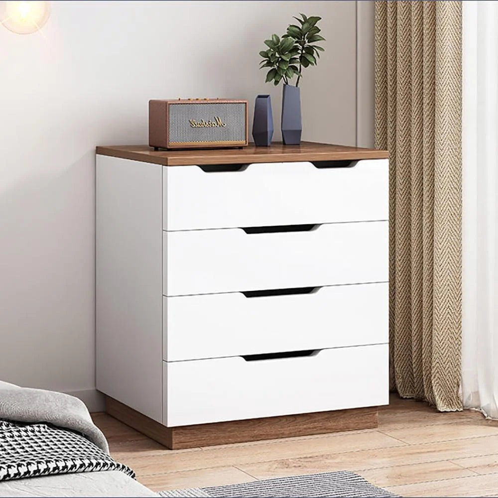 میز کنار تختی مدرن، کابینت ذخیره سازی چوبی با 5 کشو و صفحه رویی جادار برای وسایل کوچک خانگی، میز پاتختی ساده، کشو برای اتاق نشیمن، اتاق خواب، 203DG5 (سفید) میز کنار تختی مدرن، کابینت ذخیره سازی چوبی با 5 کشو و صفحه رویی جادار برای وسایل کوچک خانگی، میز پاتختی ساده، کشو برای اتاق نشیمن، اتاق خواب، 203DG5 (سفید)