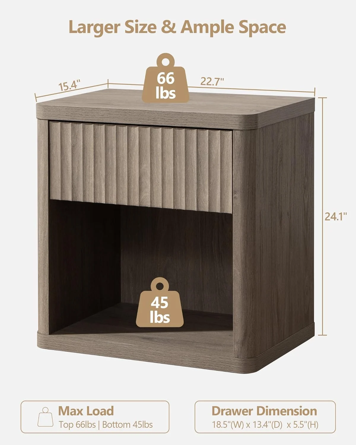 میز کنار تختی SICOTAS با کشو، میز کنار تخت شیاردار، میز انتهایی بزرگ مدرن و عریض، میز کنار تختی اواسط قرن برای اتاق خواب، اتاق نشیمن، مبل، کاناپه، دفتر کار خانگی، توسکا خاکستری میز کنار تختی SICOTAS با کشو، میز کنار تخت شیاردار، میز انتهایی بزرگ مدرن و عریض، میز کنار تختی اواسط قرن برای اتاق خواب، اتاق نشیمن، مبل، کاناپه، دفتر کار خانگی، توسکا خاکستری