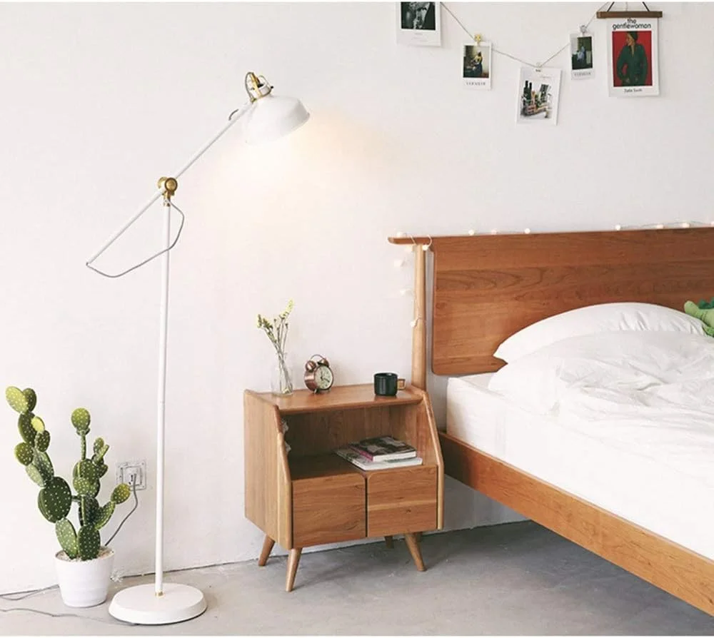 میز کنار تختی QSTF با 2 کشو، کابینت چوبی کنار تخت شیک، واحد ذخیره سازی میز کنار تختی QSTF با 2 کشو، کابینت چوبی کنار تخت شیک، واحد ذخیره سازی