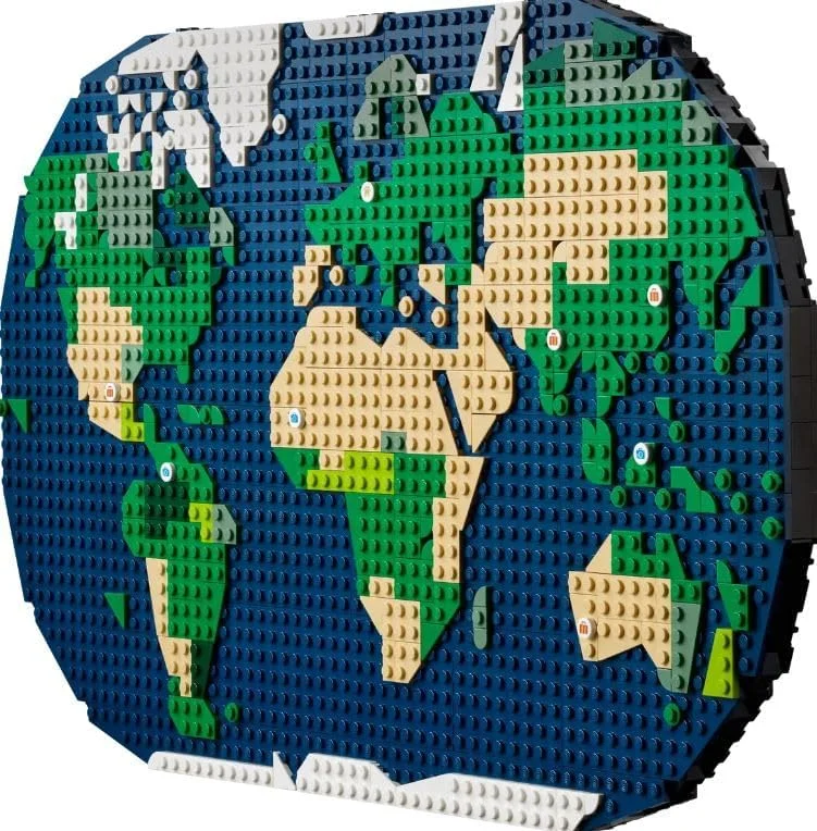 لگو® مجموعه ساختنی نقشه جهان لحظات سفر 41838 لگو® مجموعه ساختنی نقشه جهان لحظات سفر 41838