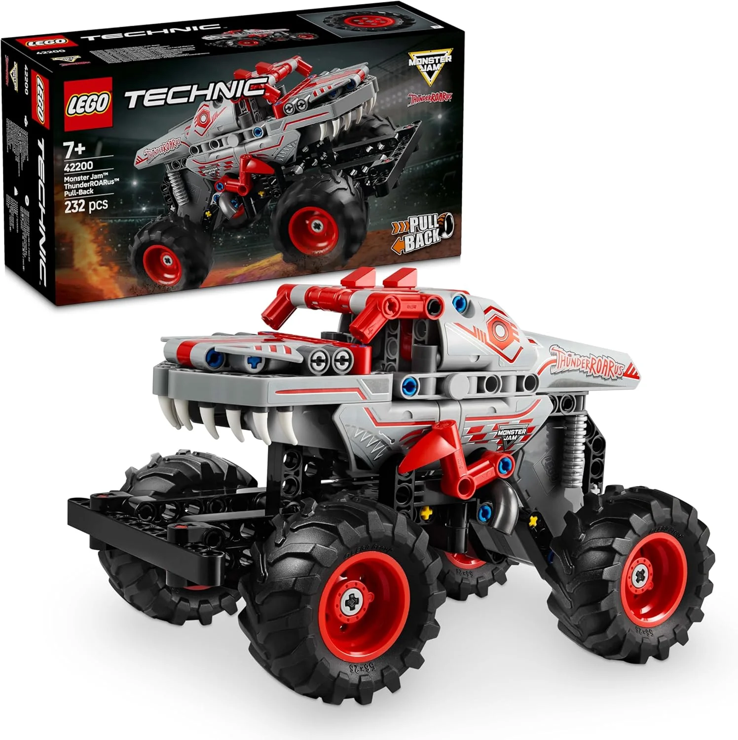 اسباب بازی کامیون عقب کش LEGO Technic Monster Jam ThunderROARus - مجموعه ساخت وسایل نقلیه برای پسران و دختران 7+ ساله که عاشق بازی خلاقانه هستند - ایده هدیه 42200 اسباب بازی کامیون عقب کش LEGO Technic Monster Jam ThunderROARus - مجموعه ساخت وسایل نقلیه برای پسران و دختران 7+ ساله که عاشق بازی خلاقانه هستند - ایده هدیه 42200