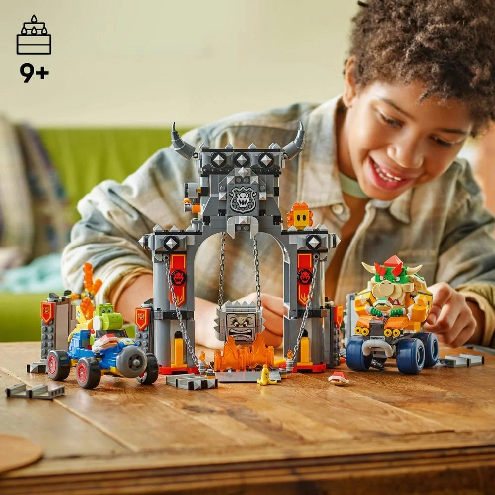 لگو سوپر ماریو: ماریو کارت - اسباب بازی قلعه باوزر - مجموعه تعاملی با 2 ماشین و 4 فیگور شامل یوشی - هدیه گیمر برای پسران و دختران 9 سال به بالا - 72039 لگو سوپر ماریو: ماریو کارت - اسباب بازی قلعه باوزر - مجموعه تعاملی با 2 ماشین و 4 فیگور شامل یوشی - هدیه گیمر برای پسران و دختران 9 سال به بالا - 72039