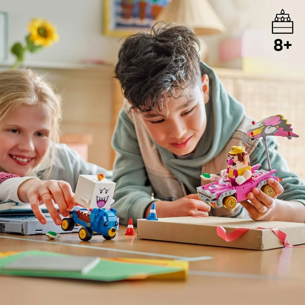 لگو سوپر ماریو: ماریو کارت – واریو و کینگ بو - اسباب بازی تعاملی شامل 2 ماشین و 2 فیگور برای بازی و نمایش - هدیه گیمینگ برای پسران و دختران 8 سال به بالا - 72038 لگو سوپر ماریو: ماریو کارت – واریو و کینگ بو - اسباب بازی تعاملی شامل 2 ماشین و 2 فیگور برای بازی و نمایش - هدیه گیمینگ برای پسران و دختران 8 سال به بالا - 72038