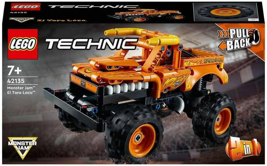 لگو تکنیک Monster Jam El Toro Loco 42135، مجموعه اسباب بازی ماشین بلوک های ساختمانی؛ اسباب بازی برای پسران، دختران و کودکان (247 قطعه) لگو تکنیک Monster Jam El Toro Loco 42135، مجموعه اسباب بازی ماشین بلوک های ساختمانی؛ اسباب بازی برای پسران، دختران و کودکان (247 قطعه)