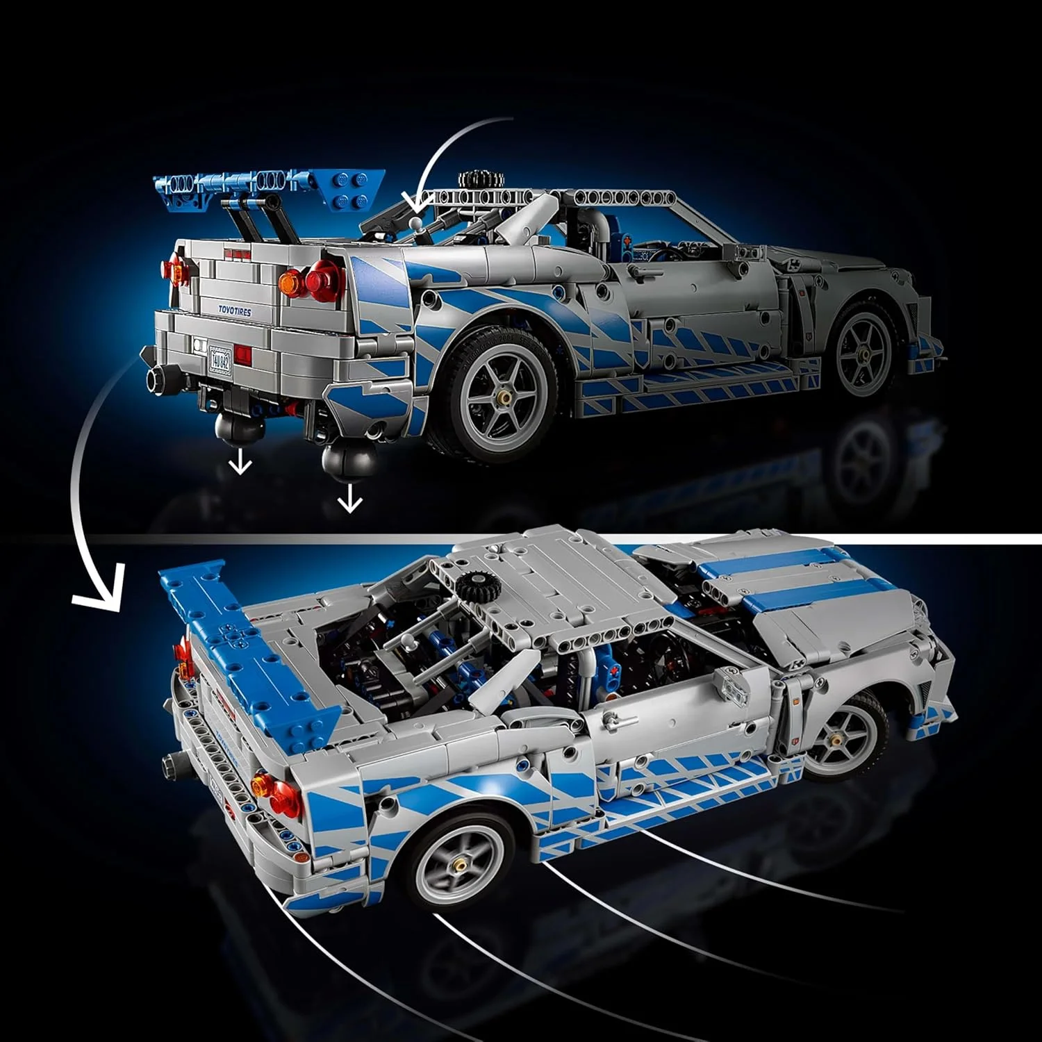 مدل ماشین LEGO Technic Nissan Skyline GT-R (R34) از فیلم 2 Fast 2 Furious برای بزرگسالان - شامل قابلیت دریفت، فرمان، سیستم تعلیق و موتور 6 سیلندر - هدیه کلکسیونی برای طرفداران - 42210 مدل ماشین LEGO Technic Nissan Skyline GT-R (R34) از فیلم 2 Fast 2 Furious برای بزرگسالان - شامل قابلیت دریفت، فرمان، سیستم تعلیق و موتور 6 سیلندر - هدیه کلکسیونی برای طرفداران - 42210