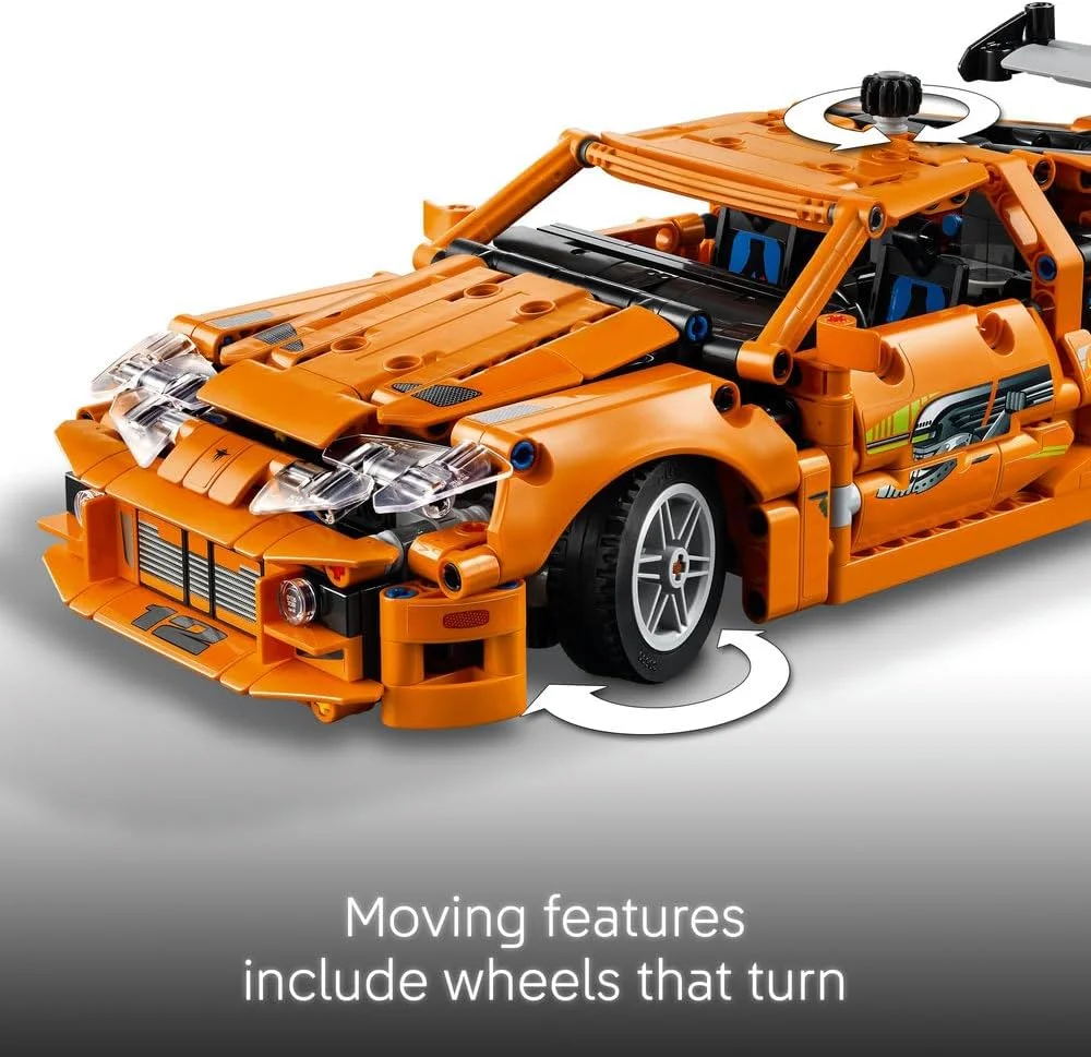 ماشین اسباب بازی LEGO Technic Fast and Furious Toyota Supra MK4 - موتور 6 سیلندر و درهای بازشو - کیت های مدل برای پسران و دختران 9+ ساله یا طرفداران بزرگسال موتوراسپرت - ایده هدیه تولد - 42204 ماشین اسباب بازی LEGO Technic Fast and Furious Toyota Supra MK4 - موتور 6 سیلندر و درهای بازشو - کیت های مدل برای پسران و دختران 9+ ساله یا طرفداران بزرگسال موتوراسپرت - ایده هدیه تولد - 42204