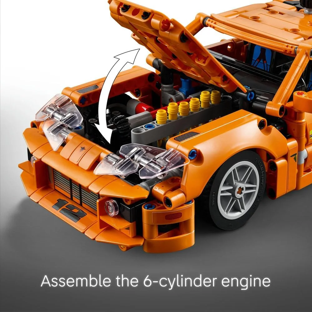 ماشین اسباب بازی LEGO Technic Fast and Furious Toyota Supra MK4 - موتور 6 سیلندر و درهای بازشو - کیت های مدل برای پسران و دختران 9+ ساله یا طرفداران بزرگسال موتوراسپرت - ایده هدیه تولد - 42204 ماشین اسباب بازی LEGO Technic Fast and Furious Toyota Supra MK4 - موتور 6 سیلندر و درهای بازشو - کیت های مدل برای پسران و دختران 9+ ساله یا طرفداران بزرگسال موتوراسپرت - ایده هدیه تولد - 42204