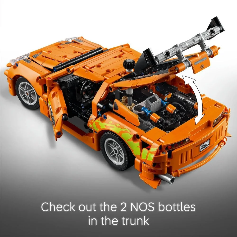 ماشین اسباب بازی LEGO Technic Fast and Furious Toyota Supra MK4 - موتور 6 سیلندر و درهای بازشو - کیت های مدل برای پسران و دختران 9+ ساله یا طرفداران بزرگسال موتوراسپرت - ایده هدیه تولد - 42204 ماشین اسباب بازی LEGO Technic Fast and Furious Toyota Supra MK4 - موتور 6 سیلندر و درهای بازشو - کیت های مدل برای پسران و دختران 9+ ساله یا طرفداران بزرگسال موتوراسپرت - ایده هدیه تولد - 42204
