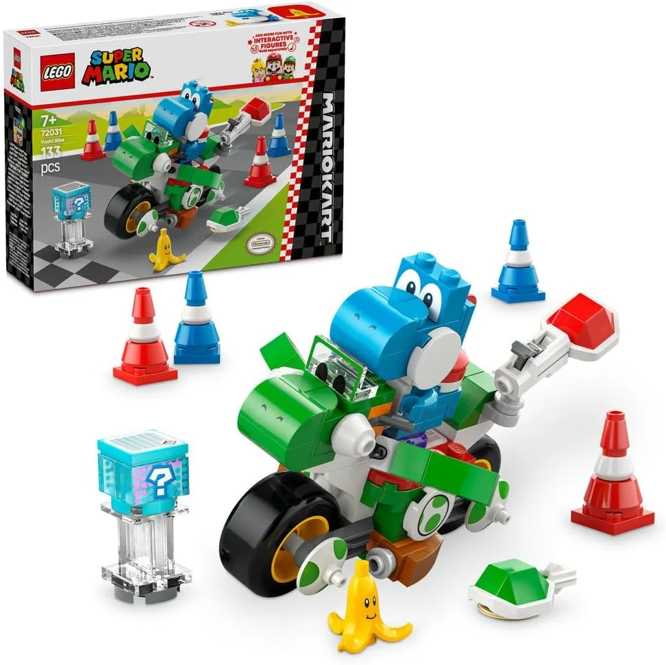 لگو سوپر ماریو: ماریو کارت – مجموعه موتور یوشی، اسباب بازی ساختنی برای پسران و دختران 7 سال به بالا، با فیگور شخصیت برای بازی مستقل، ایده هدیه تولد برای گیمرها 72031