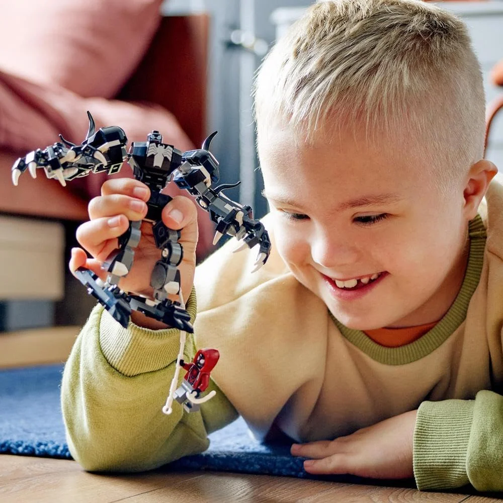 لگو مارول زره مکانیکی ونوم در مقابل مایلز مورالز، اکشن فیگور اسباب بازی مرد عنکبوتی مفصلی برای کودکان، مجموعه ساختنی اسپایدی با مینی فیگورها، هدایای ماه رمضان برای پسران و دختران 6 سال به بالا 76276 لگو مارول زره مکانیکی ونوم در مقابل مایلز مورالز، اکشن فیگور اسباب بازی مرد عنکبوتی مفصلی برای کودکان، مجموعه ساختنی اسپایدی با مینی فیگورها، هدایای ماه رمضان برای پسران و دختران 6 سال به بالا 76276