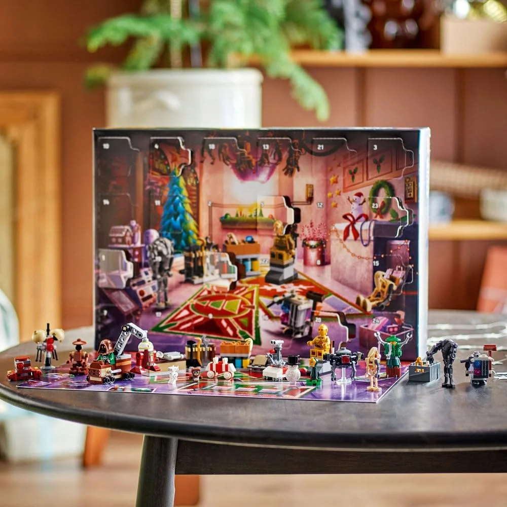 تقویم ظهور لگو جنگ ستارگان 2025 برای پسران بالای 6 سال - اسباب بازی شمارش معکوس کریسمس با 24 سورپرایز شامل 2 مینی فیگور و 5 فیگور دروید - ایده هدیه - 75418 تقویم ظهور لگو جنگ ستارگان 2025 برای پسران بالای 6 سال - اسباب بازی شمارش معکوس کریسمس با 24 سورپرایز شامل 2 مینی فیگور و 5 فیگور دروید - ایده هدیه - 75418