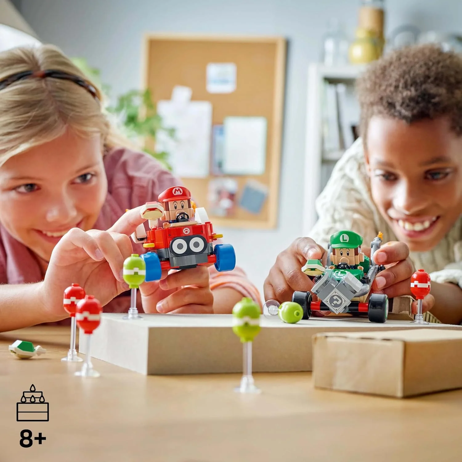 لگو سوپر ماریو: ماریو کارت - مجموعه اسباب بازی ماریو بچه در مقابل لوئیجی بچه، با 2 فیگور شخصیت نینتندو کلکسیونی و 2 ماشین، ایده هدیه تولد برای پسران، دختران و گیمرهای 8 سال به بالا 72034 لگو سوپر ماریو: ماریو کارت - مجموعه اسباب بازی ماریو بچه در مقابل لوئیجی بچه، با 2 فیگور شخصیت نینتندو کلکسیونی و 2 ماشین، ایده هدیه تولد برای پسران، دختران و گیمرهای 8 سال به بالا 72034