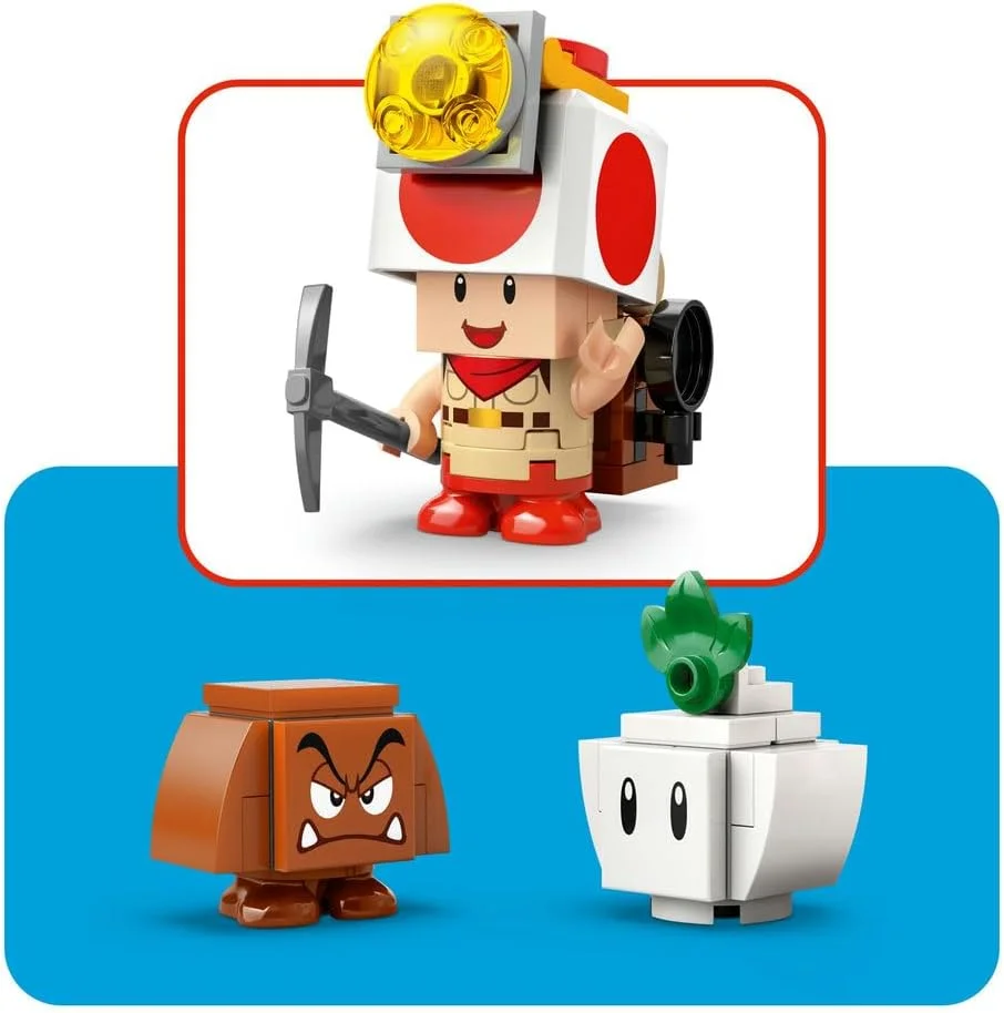 لگو سوپر ماریو کمپ کاپیتان تود - اسباب بازی تعاملی با 3 فیگور شامل گومبا، به همراه چادر و پل متحرک - هدیه گیمر برای پسران و دختران 6 سال به بالا - 72040 لگو سوپر ماریو کمپ کاپیتان تود - اسباب بازی تعاملی با 3 فیگور شامل گومبا، به همراه چادر و پل متحرک - هدیه گیمر برای پسران و دختران 6 سال به بالا - 72040