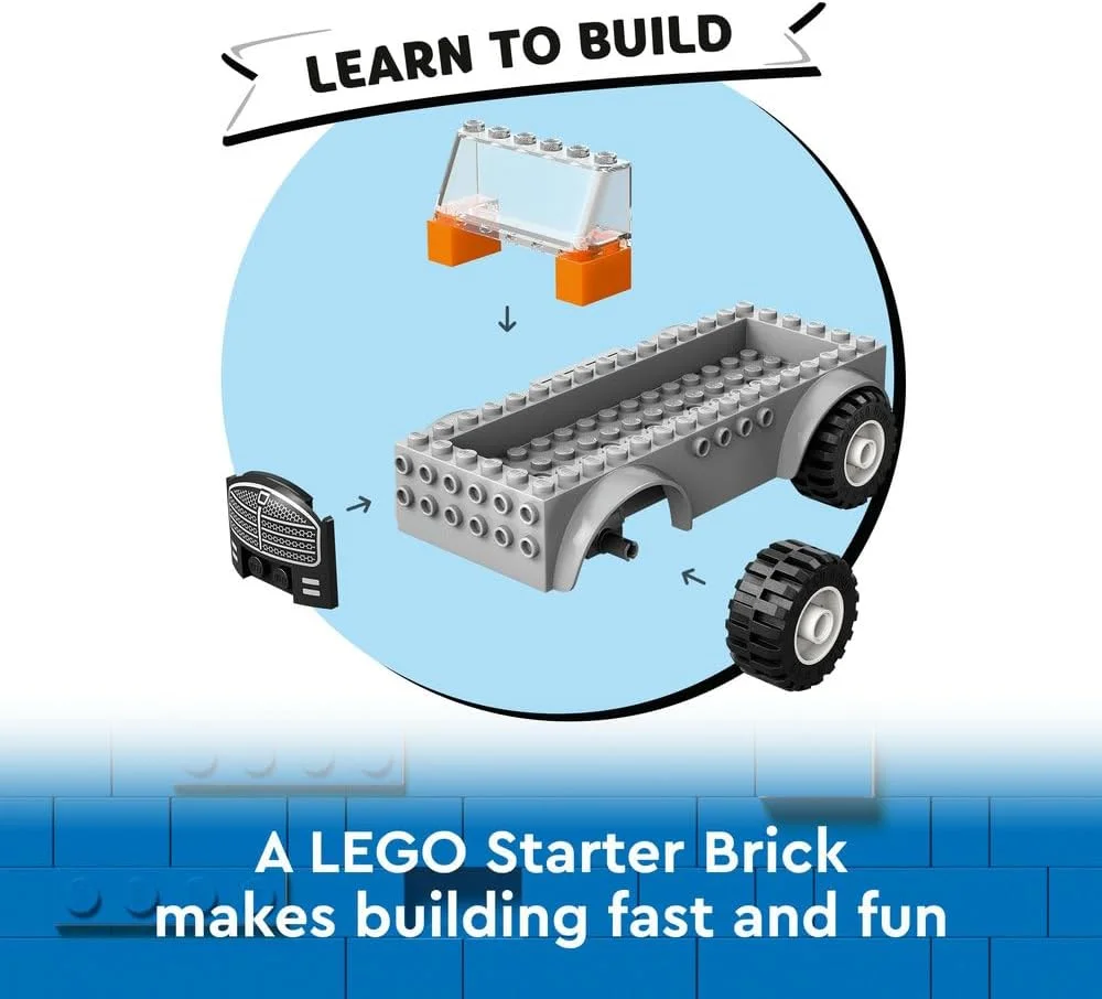 لگو سیتی کامیون یدک کش و مجموعه اسباب بازی تعمیر خودروی اسپورت برای پسران و دختران 4 سال به بالا، با 2 مینی فیگور و لوازم جانبی شامل کاشت حلزون شنوایی، ایده هدیه خلاقانه 60435 لگو سیتی کامیون یدک کش و مجموعه اسباب بازی تعمیر خودروی اسپورت برای پسران و دختران 4 سال به بالا، با 2 مینی فیگور و لوازم جانبی شامل کاشت حلزون شنوایی، ایده هدیه خلاقانه 60435